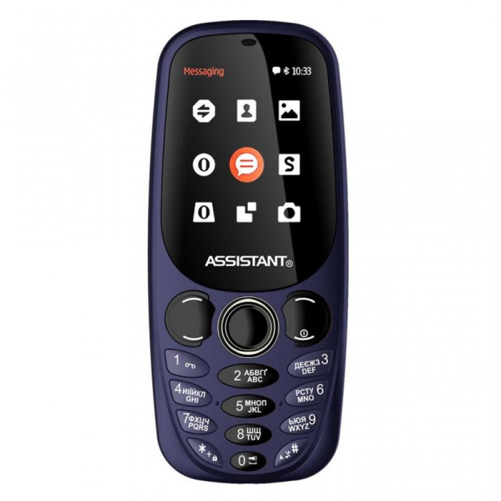 Мобільний телефон Assistant AS-201 Blue