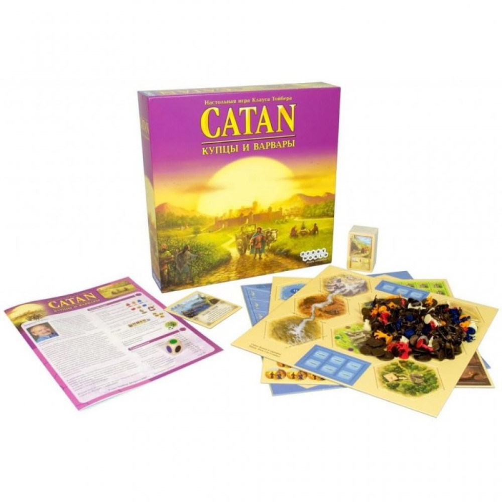 Настольная игра Hobby World Колонизаторы. Купцы и варвары (4-е рус. изд., CATAN) (181901)