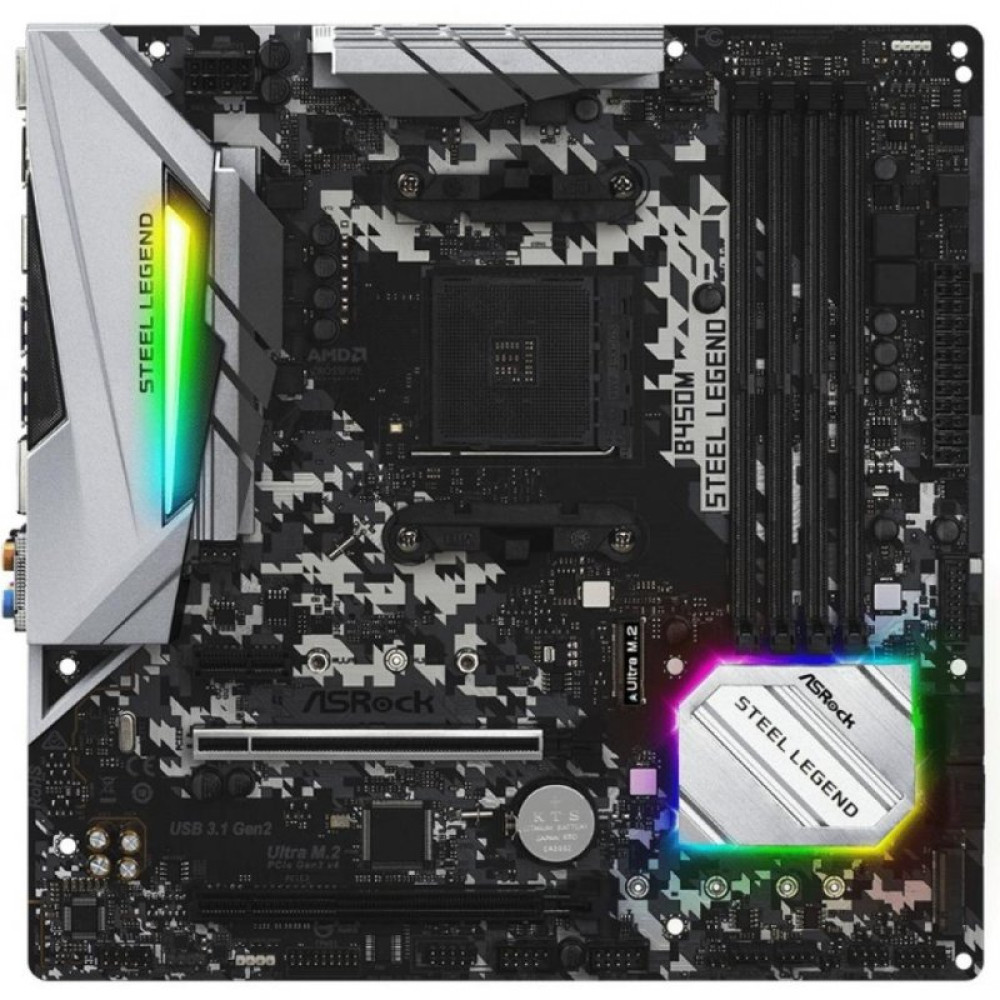 Материнская плата ASRock B450M STEEL LEGEND