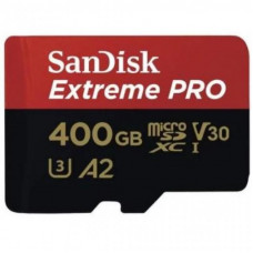 Карта памяти SanDisk 400GB microSDXC class 10 UHS-I U3 A2 V30 Extreme Pro (SDSQXCZ-400G-GN6MA)