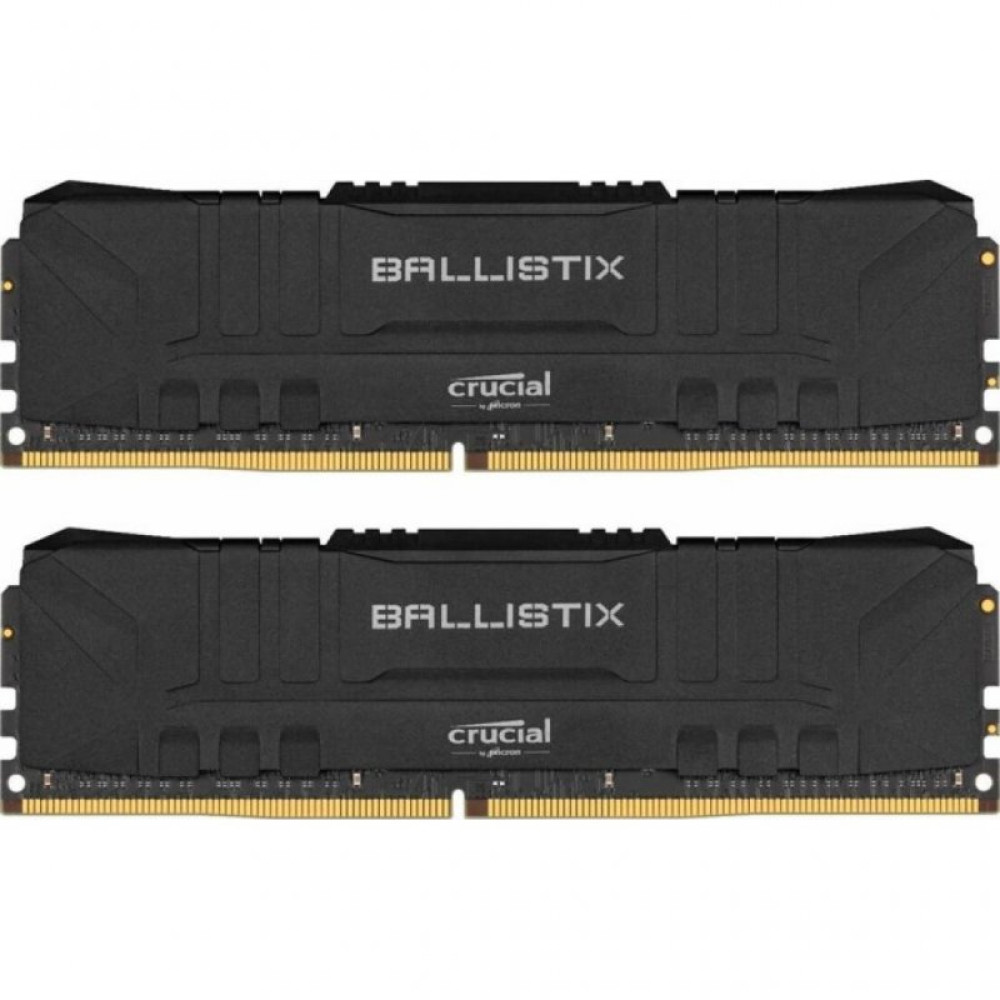 Модуль пам'яті для комп'ютера DDR4 16GB (2x8GB) 3600 MHz Ballistix Black Micron (BL2K8G36C16U4B)