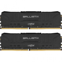 Модуль пам'яті для комп'ютера DDR4 16GB (2x8GB) 3600 MHz Ballistix Black Micron (BL2K8G36C16U4B)