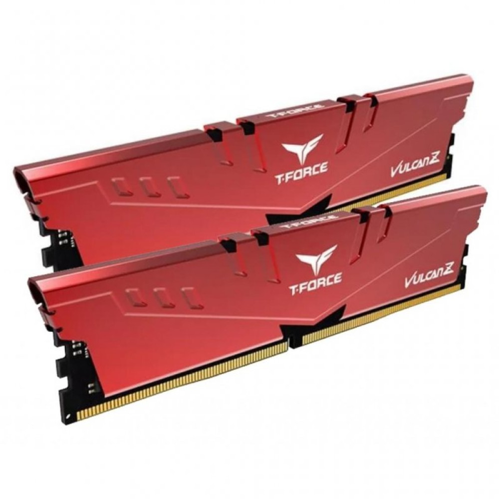 Модуль пам'яті для комп'ютера DDR4 16GB (2x8GB) 3000 MHz T-Force Vulcan Z Red Team (TLZRD416G3000HC16CDC01)