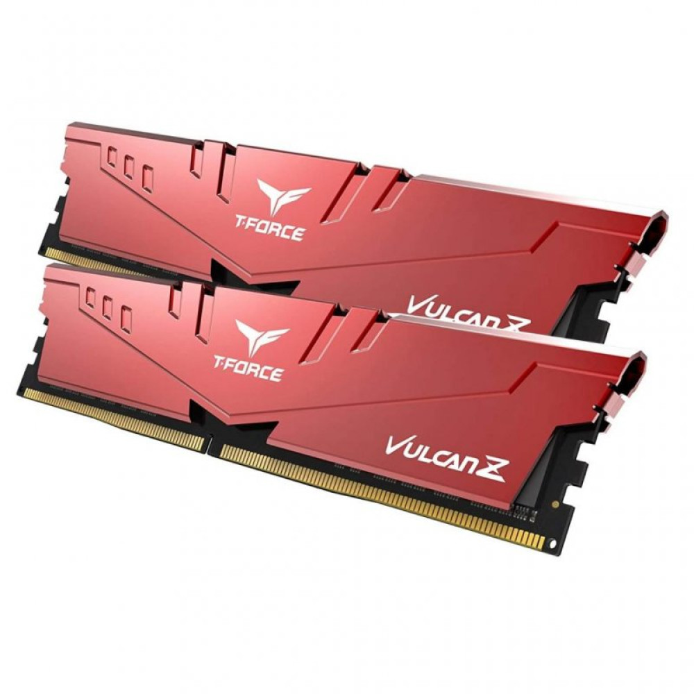 Модуль пам'яті для комп'ютера DDR4 16GB (2x8GB) 3000 MHz T-Force Vulcan Z Red Team (TLZRD416G3000HC16CDC01)