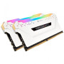 Модуль памяти для компьютера DDR4 32GB (2x16GB) 3200 MHz Vengeance RGB Pro White CORSAIR (CMW32GX4M2C3200C16W)
