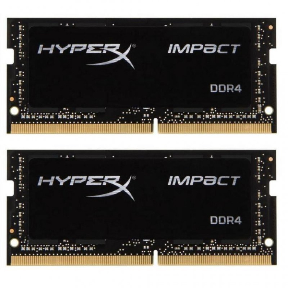 Модуль пам'яті для ноутбука SoDIMM DDR4 32GB (2x16GB) 3200 MHz HyperX Impact Kingston Fury (ex.HyperX) (HX432S20IBK2/32)