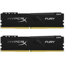 Модуль пам'яті для комп'ютера DDR4 64GB (2x32GB) 2400 MHz HyperX Fury Black Kingston Fury (ex.HyperX) (HX424C15FB3K2/64)