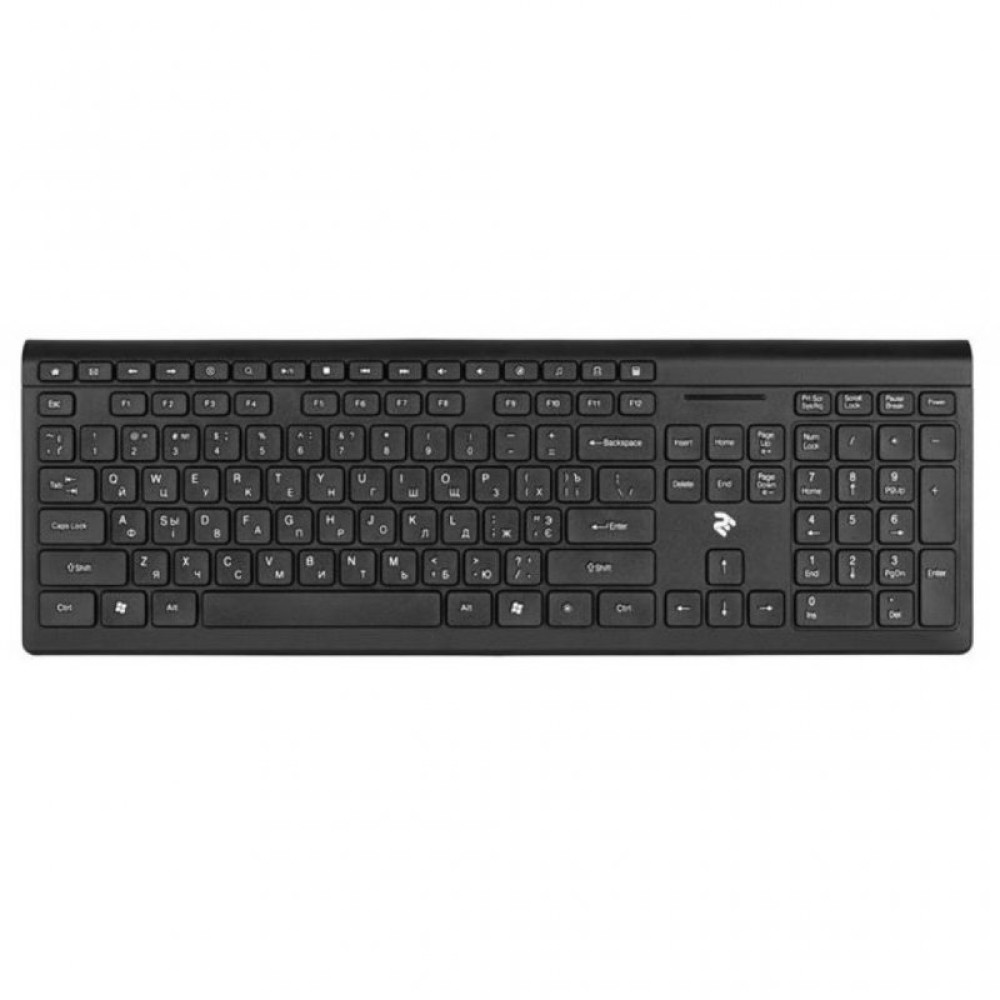 Клавіатура 2E KS210 Slim Wireless Black (2E-KS210WB)