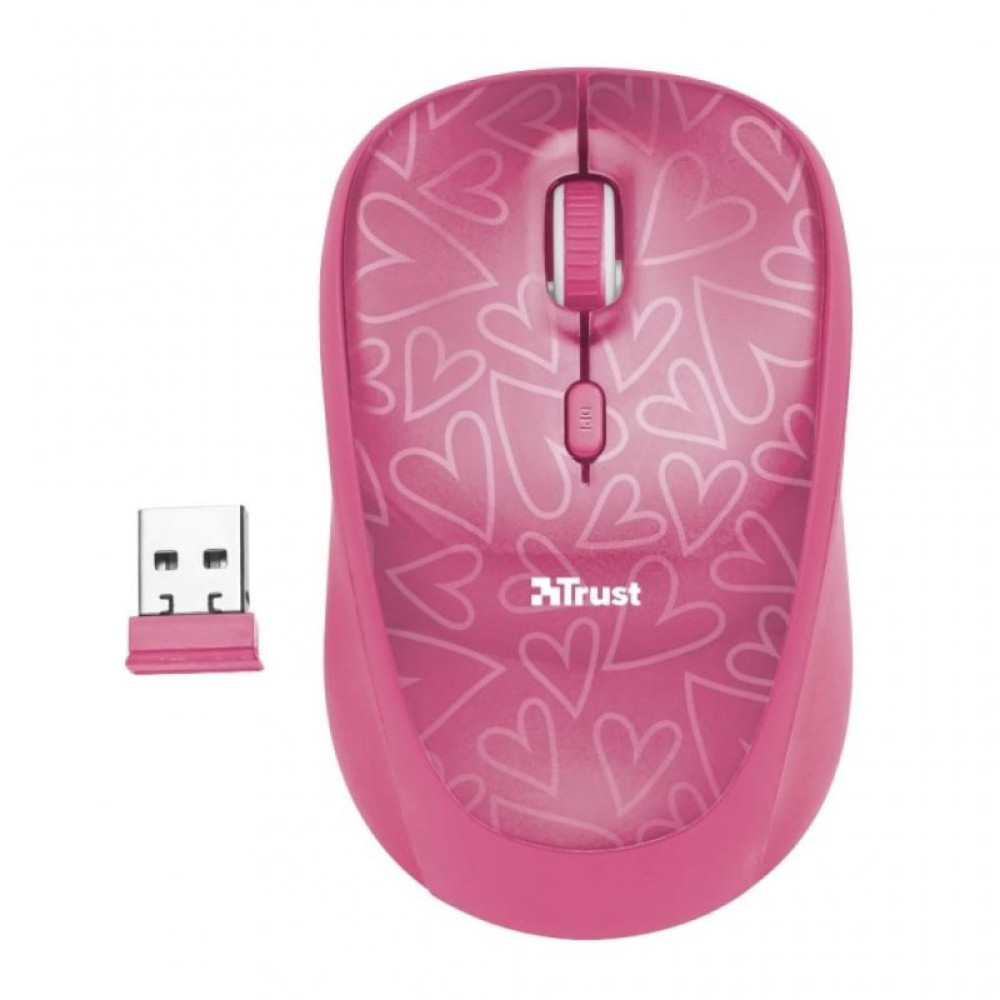Чехол для ноутбука Trust Yvo Mouse & Sleeve 15.6" Pink+ mouse (23443)