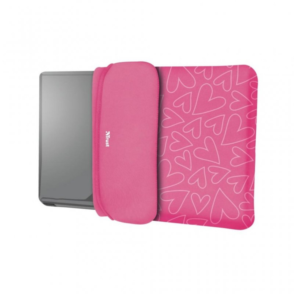 Чехол для ноутбука Trust Yvo Mouse & Sleeve 15.6" Pink+ mouse (23443)