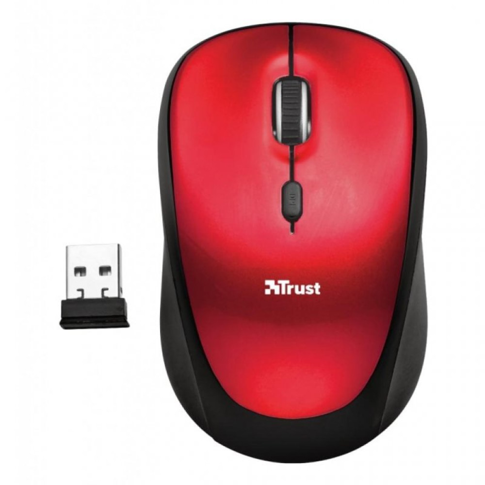 Чехол для ноутбука Trust Yvo Mouse & Sleeve 15.6" Red + mouse (23455)