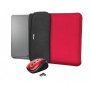 Чехол для ноутбука Trust Yvo Mouse & Sleeve 15.6" Red + mouse (23455)