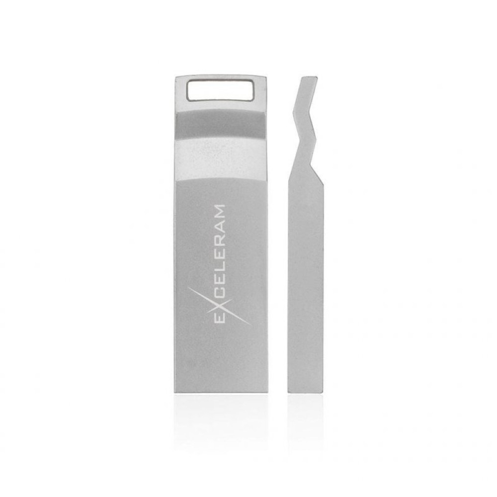 USB флеш накопитель eXceleram 64GB U2 Series Silver USB 3.1 Gen 1 (EXP2U3U2S64)