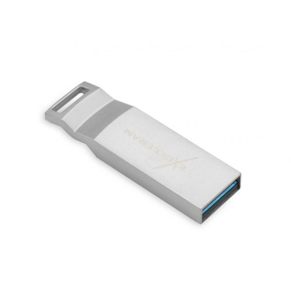 USB флеш накопитель eXceleram 64GB U2 Series Silver USB 3.1 Gen 1 (EXP2U3U2S64)