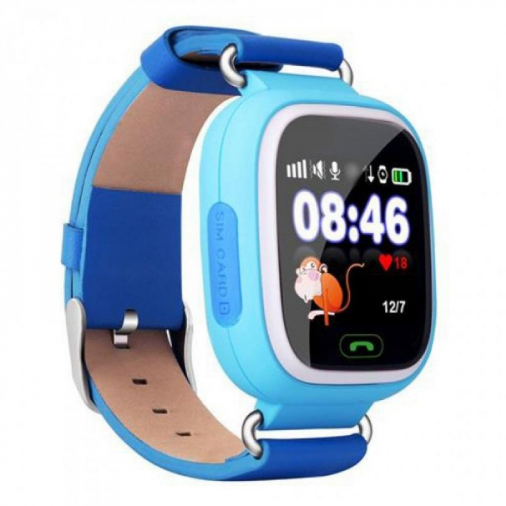 Смарт-годинник GoGPS K04 Blue дитяччі GPS годинник-телефон (K04BL)