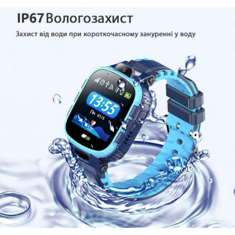 Смарт-часы GoGPS ME K27 Blue Kids watch-phone GPS (K27BL)