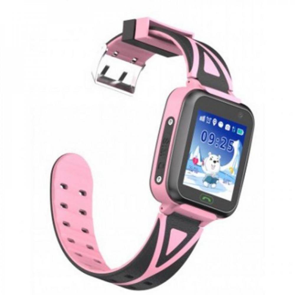 Смарт-годинник GoGPS К07 Pink Дитячий телефон-годинник з GPS (K07PK)