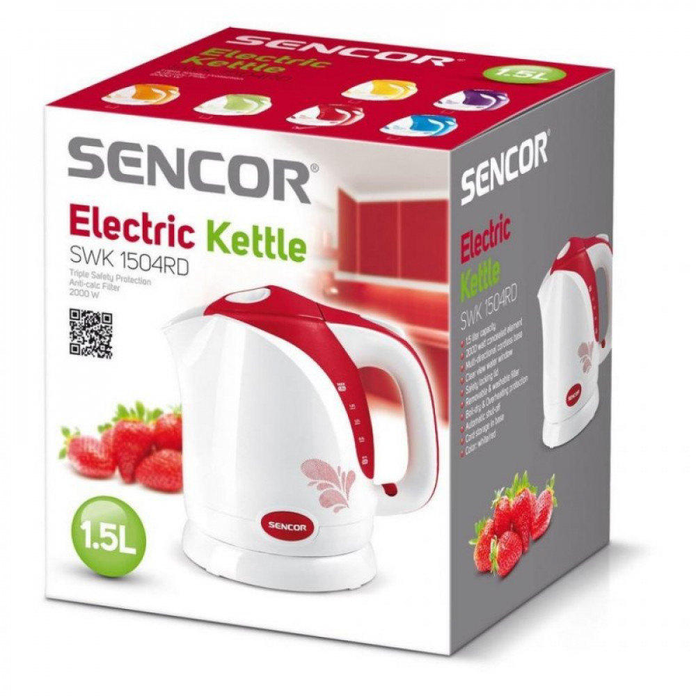 Електрочайник Sencor SWK 1504 RD (SWK1504RD)