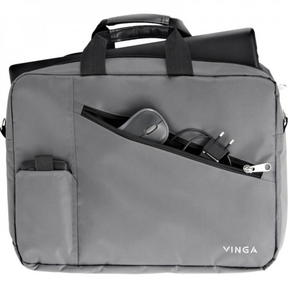 Сумка для ноутбука Vinga 15.6" NB120GR gray (NB120GR)