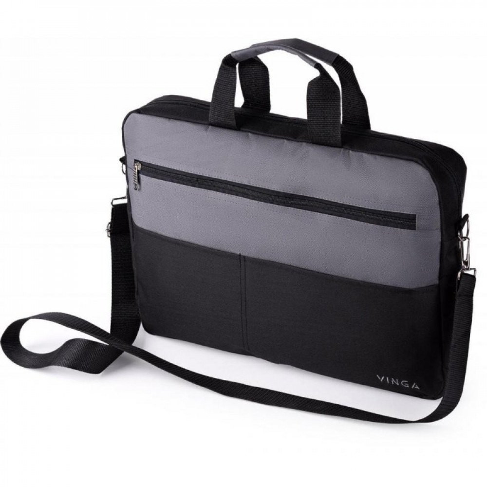 Сумка для ноутбука Vinga 15.6" NB177GB gray-black (NB177GB)