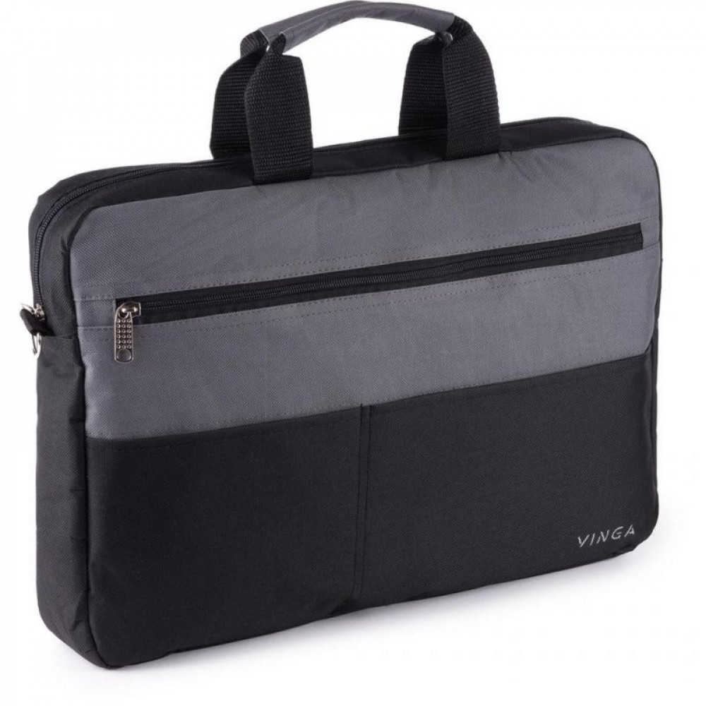 Сумка для ноутбука Vinga 15.6" NB177GB gray-black (NB177GB)