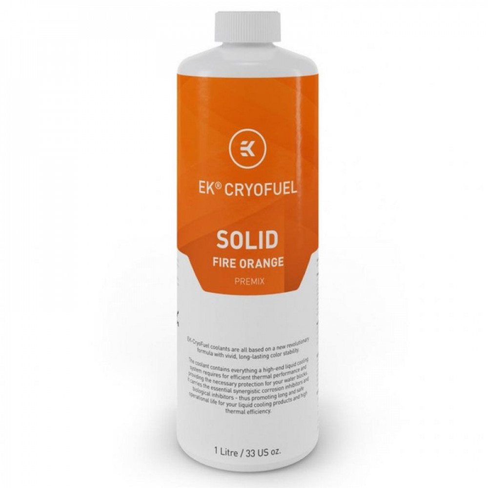 Охлаждающая жидкость EKWB EK-CryoFuel Solid Fire Orange (Premix 1000mL) (3831109880326)