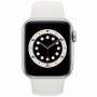 Смарт-часы Apple Watch Series 6 GPS, 44mm Silver Aluminium Case with White Sp (M00D3UL/A)