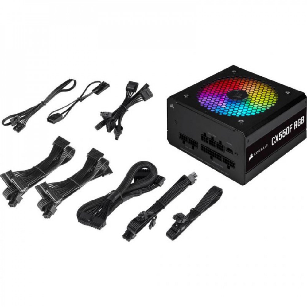Блок живлення Corsair 550W CX550F RGB (CP-9020216-EU)