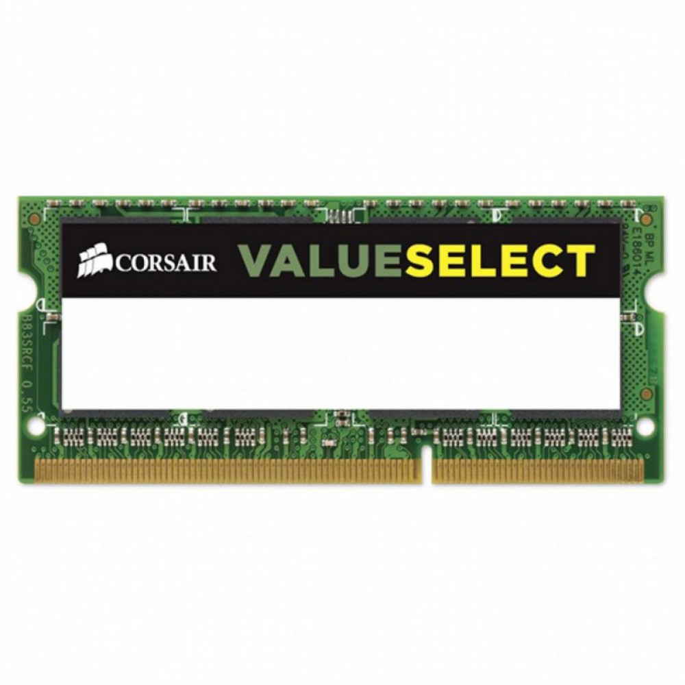 Модуль пам'яті для ноутбука SoDIMM DDR3 4GB 1600 MHz ValueSelect Corsair (CMSO4GX3M1C1600C11)