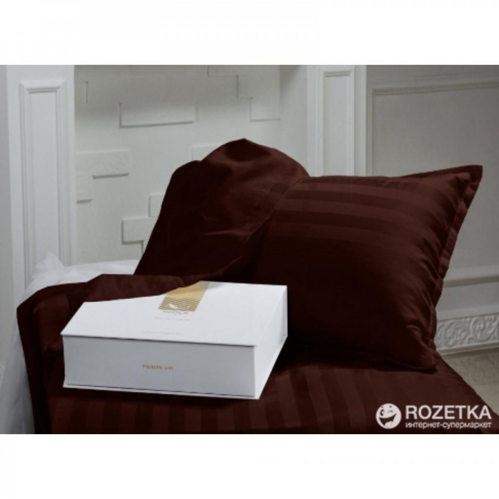 Постельное белье MirSon Сатин-страйп Lorenzo 175х210 - Двуспальный (2200000019189)