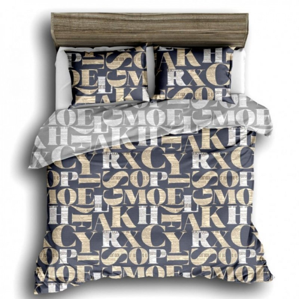 Постільна білизна MirSon Сатин 22-1133 Didrik 160х220 см - Напівторний (2200001553071)