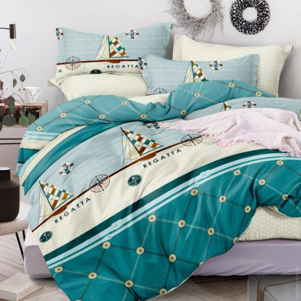 Постельное белье MirSon Сатин 22-1130 Broddi 220х240 см - King Size (2200001552524)