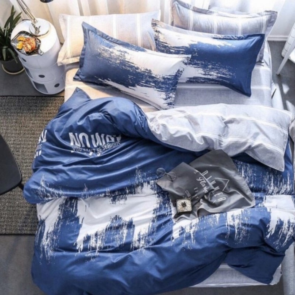 Постільна білизна MirSon Бязь 17-0007 Adriana 200х220 - Євро (2200001385108)