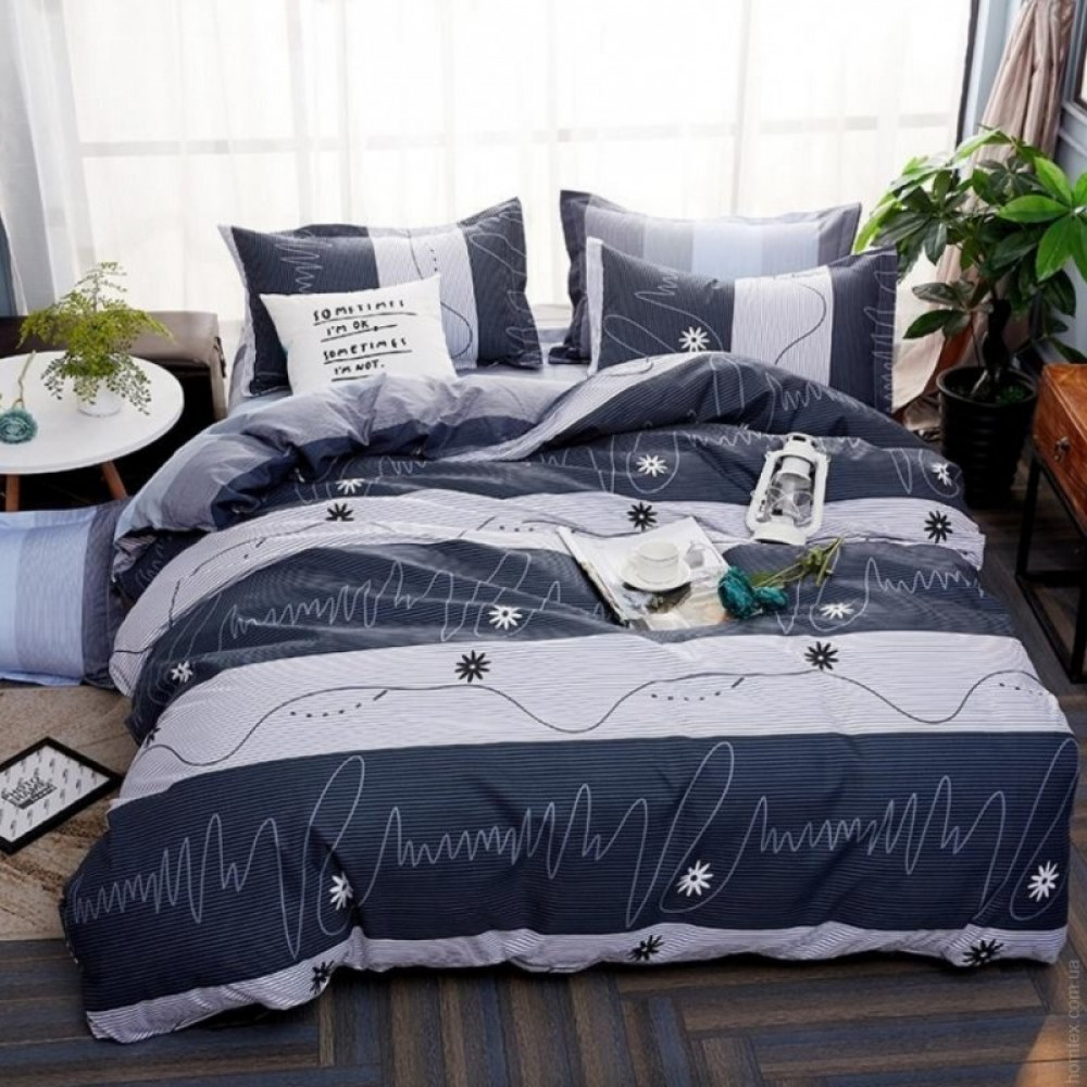 Постельное белье MirSon Бязь 17-0023 Isaac 220x240 - King Size (2200001401808)