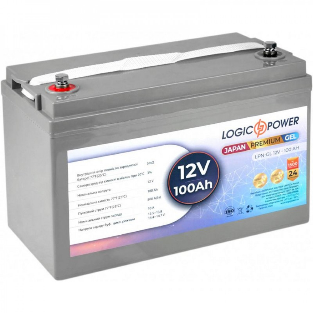 Батарея к ИБП LogicPower LPN-GL 12В 100Ач (13719) Батарея к ИБП LogicPower LPN-GL 12В 100Ач (13719)