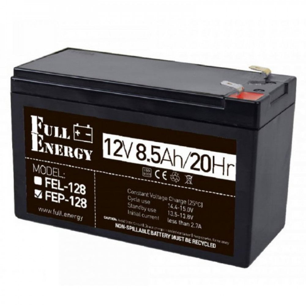 Батарея к ИБП Full Energy 12В 7,2Ач (FEP-128) Батарея к ИБП Full Energy 12В 7,2Ач (FEP-128)