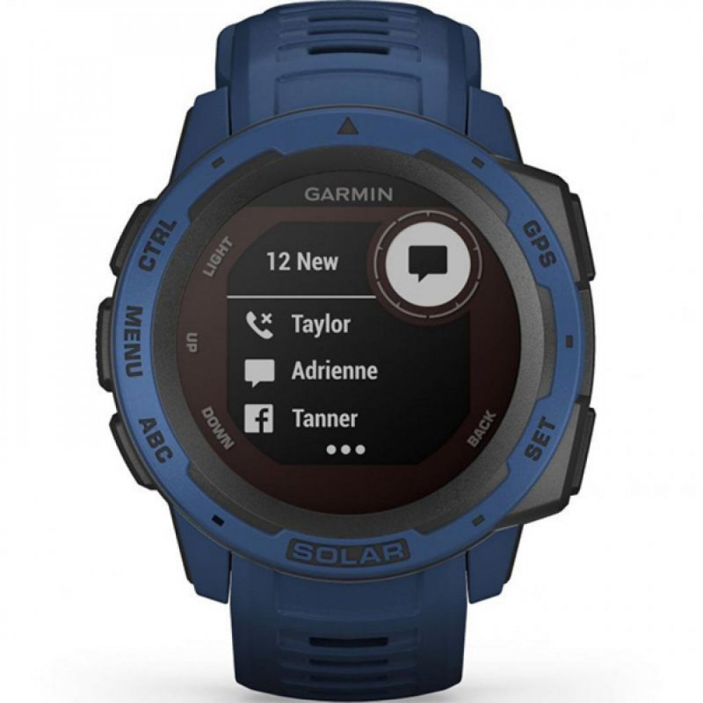 Смарт-годинник Garmin Instinct Solar, Tidal Blue (010-02293-01)