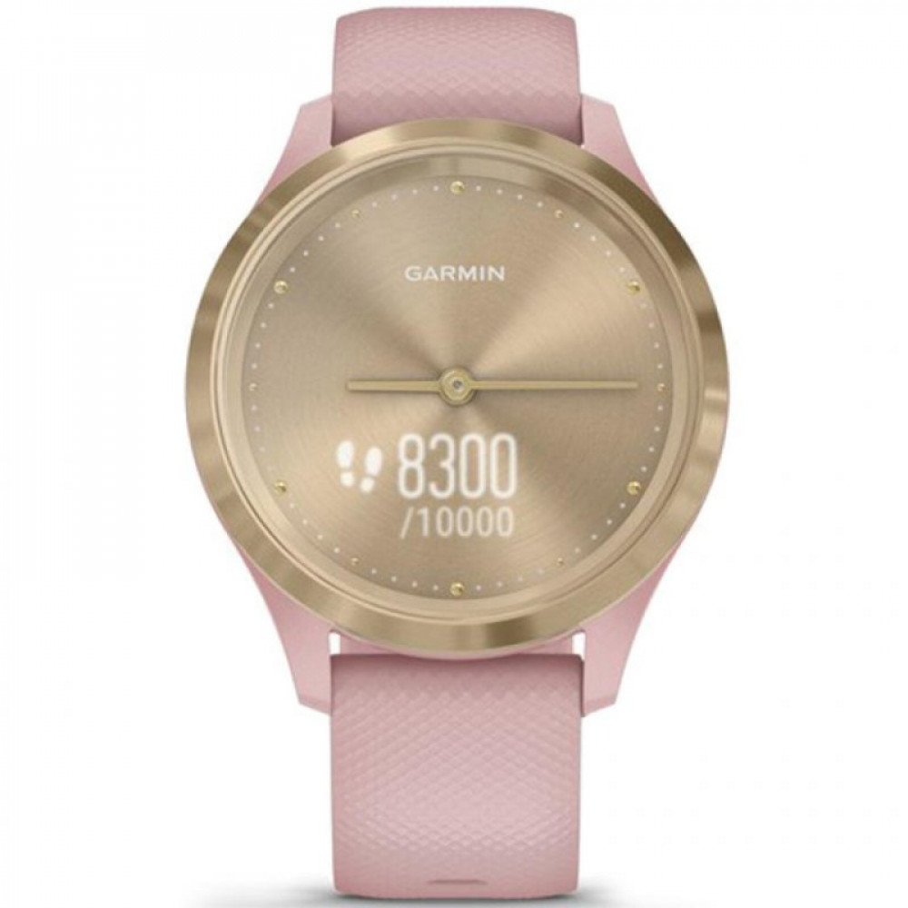 Смарт-годинник Garmin vivomove 3S, Light Gold, Dust Rose, Silicone (010-02238-21)