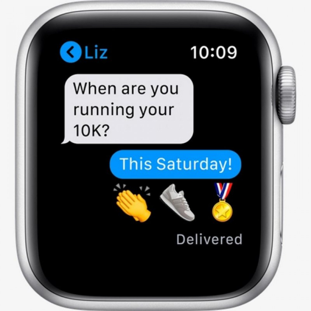 Смарт-часы Apple Watch Series 6 GPS, 40mm Silver Aluminium Case with White Sp (MG283GK/A)