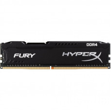 Модуль памяти для компьютера DDR4 8GB 2666 MHz HyperX FURY Black Kingston Fury (ex.HyperX) (HX426C16FB2/8)