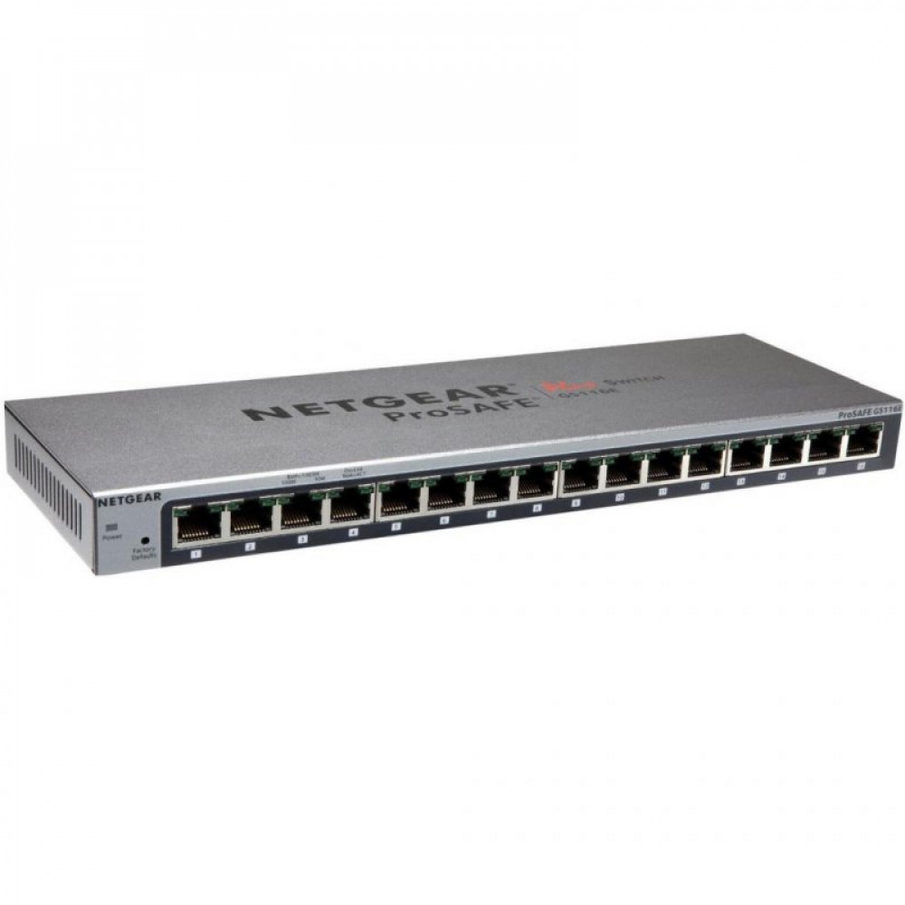 Коммутатор сетевой Netgear GS116E (GS116E-200PES)
