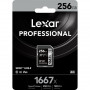 Карта памяти Lexar 256GB SDXC class 10 UHS-II U3 V60 1667x Professional (LSD256CB1667)