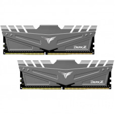 Модуль пам'яті для комп'ютера DDR4 16GB (2x8GB) 3600 MHz T-Force Dark Z Gray Team (TDZGD416G3600HC18JDC01)
