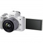 Цифровий фотоапарат Canon EOS M50 Mk2 + 15-45 IS STM Kit White (4729C028)