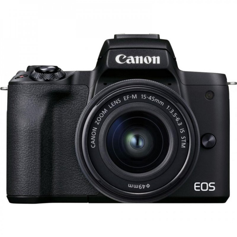 Цифровой фотоаппарат Canon EOS M50 Mk2 + 15-45 IS STM VLogger Kit Black (4728C050)