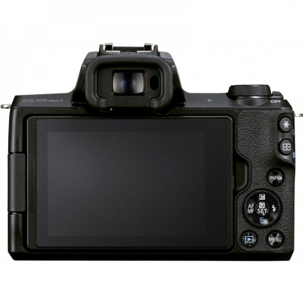 Цифровой фотоаппарат Canon EOS M50 Mk2 + 15-45 IS STM VLogger Kit Black (4728C050)