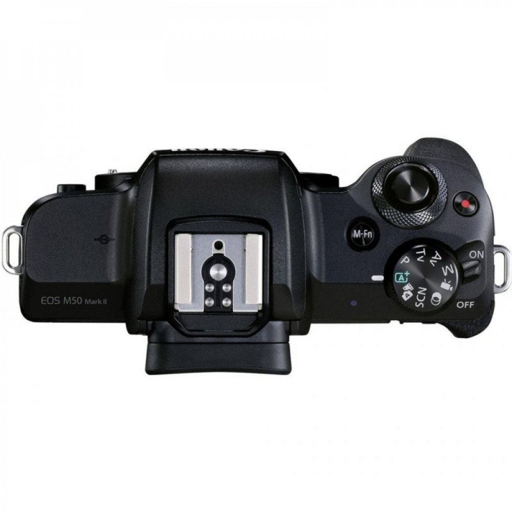 Цифровой фотоаппарат Canon EOS M50 Mk2 + 15-45 IS STM VLogger Kit Black (4728C050)
