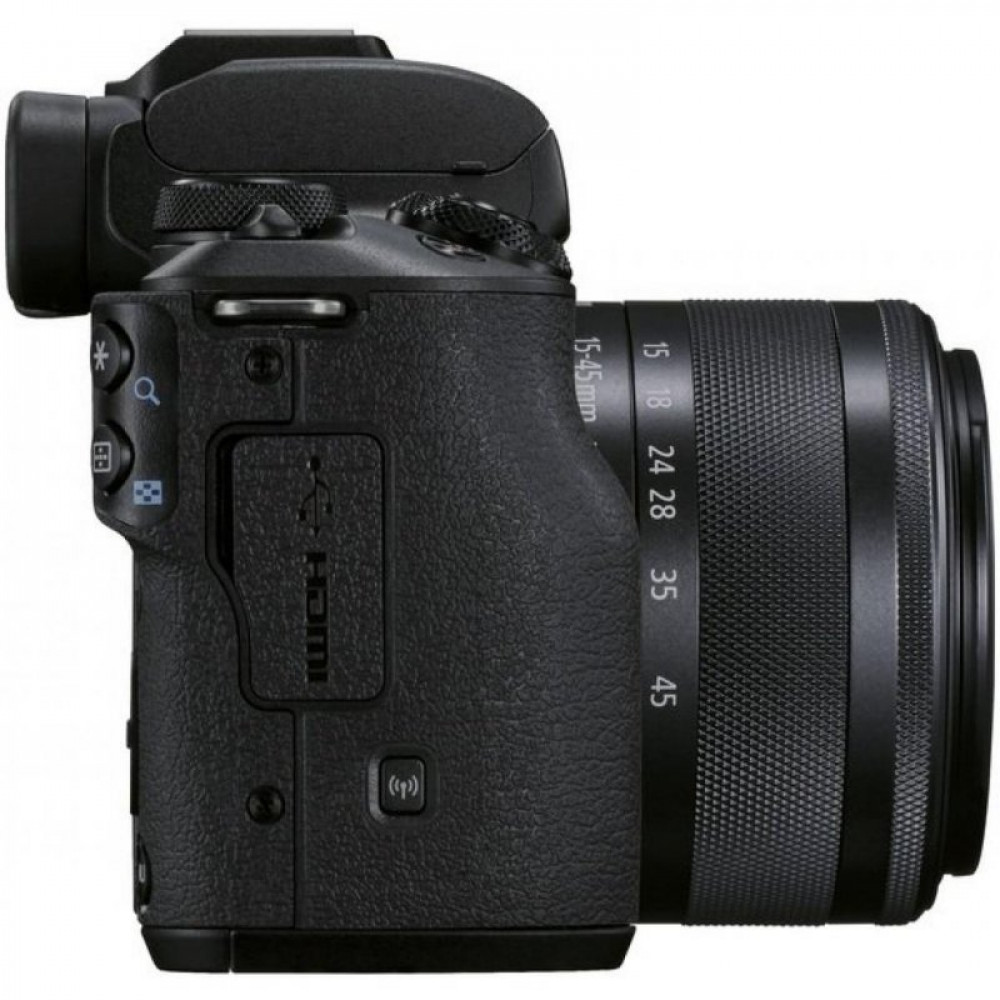 Цифровой фотоаппарат Canon EOS M50 Mk2 + 15-45 IS STM VLogger Kit Black (4728C050)