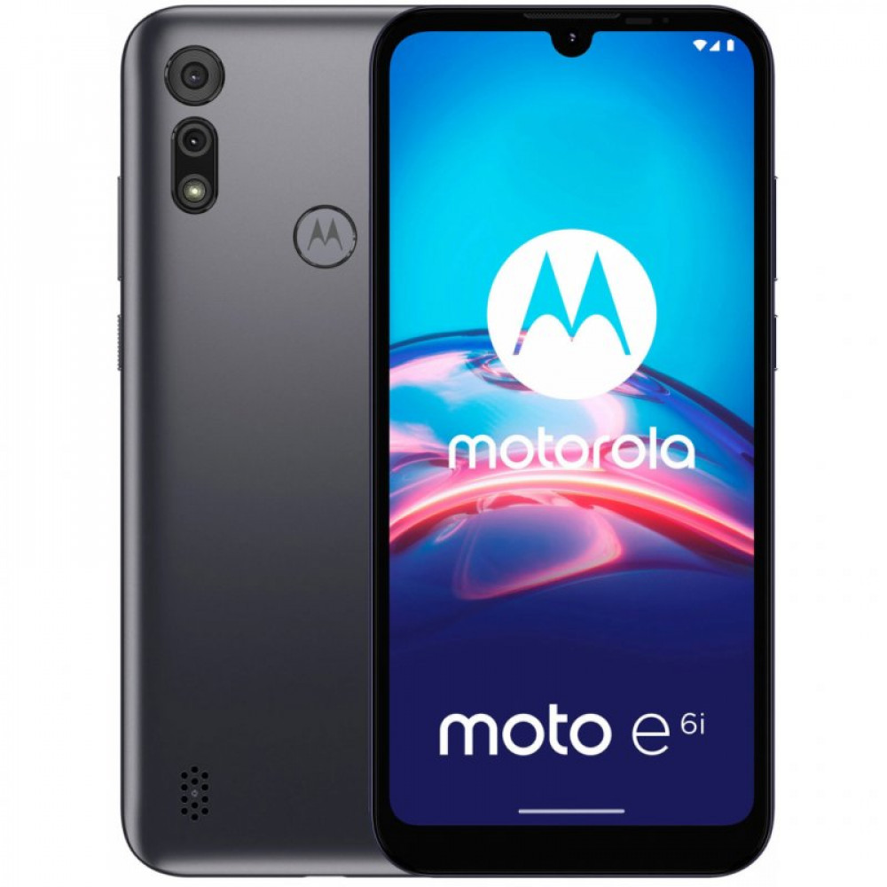 Мобільний телефон Motorola E6i 2/32 GB Meteor Grey