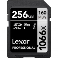 Карта памяти Lexar 256GB SDXC class 10 UHS-II V30 U3 1066x White (LSD1066256G-BNNNG)